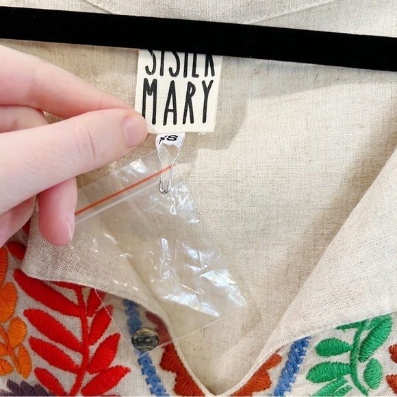 Sister Mary - Gloria Top in Natural Sz XS NWT - Picture 8 of 10
